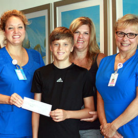 The Nathan C. Splant Foundation supports safe baby sleep practices at the hospitals of Community Healthcare System by purchasing HALO Sleeper Sacks which nurses use in the nurseries.