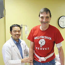 William Gilliland had a team of healthcare professionals ensure that he would achieve the best possible outcome after suffering a stroke.