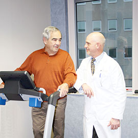 Munster resident Earl Goldberg is on the move again after a hip replacement using a less invasive anterior approach and OrthoView software for a more precise fit.