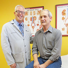 With the support of his family and help from Dr. Yalowitz and the oncology staff, Hall is once again enjoying the activities he has grown to love such as fishing and taking care of his granddaughters.