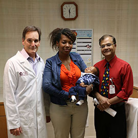When Tia Sparks needed advanced level care for her newborn, she found it at the Level II nursery at St. Mary Medical Center.