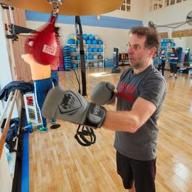 Daniel Cox's Parkinson's symptoms have improved with the Rock Steady Boxing program.