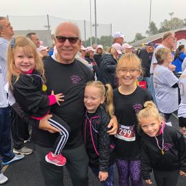 Crown Point resident Don Campbell enjoys outdoor activities with granddaughters (left to right) Genevieve Stanichuk, Charlotte Pack, Lila Pack and Fiona Stanichuk after losing more than 95 pounds with the Healthy 4 Life program.