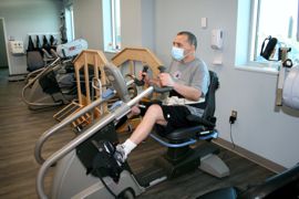 Community Stroke & Rehabilitation Center is able to offer more intense physical, occupational and speech therapies with advanced technologies to enhance the care provided to patients such as Steve Wartman.
